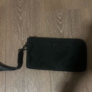 LuluLemon Wristlet Wallet Two Zipper Pouches, Forrest Green